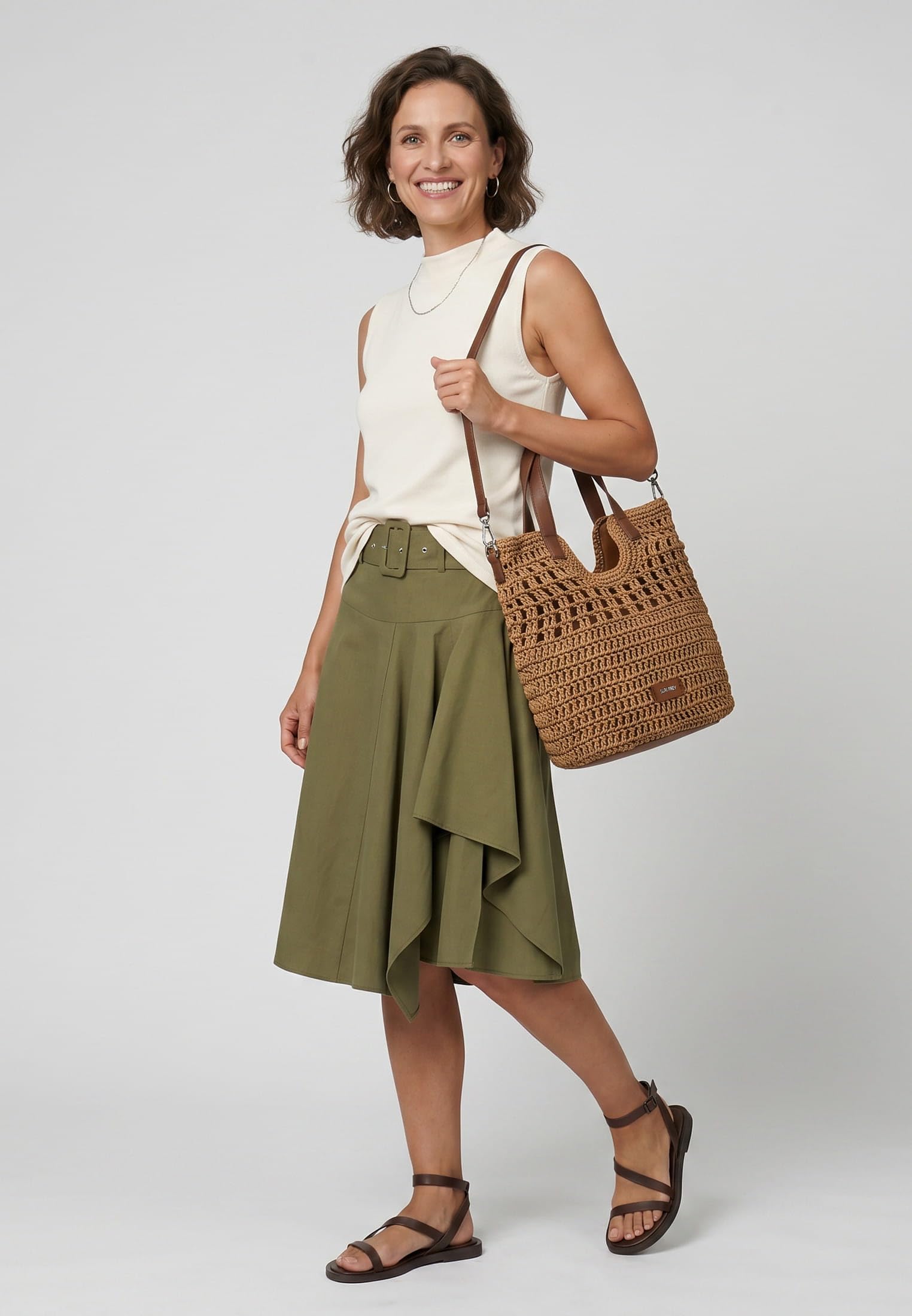 SURI FREY Marley Cityshopper Shopper Cognac Bast