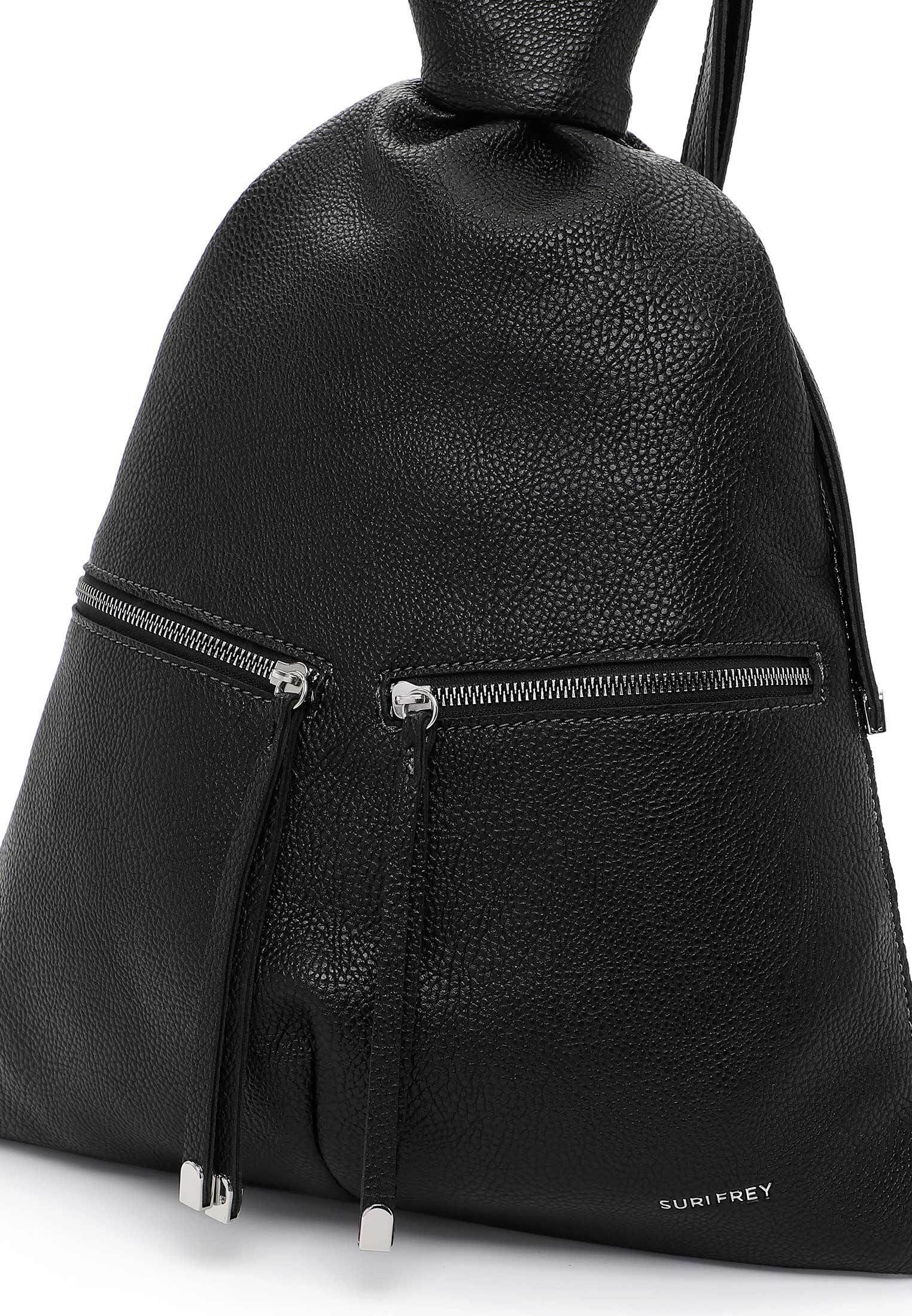 SURI FREY Freddy Backpack Rucksack Schwarz flach