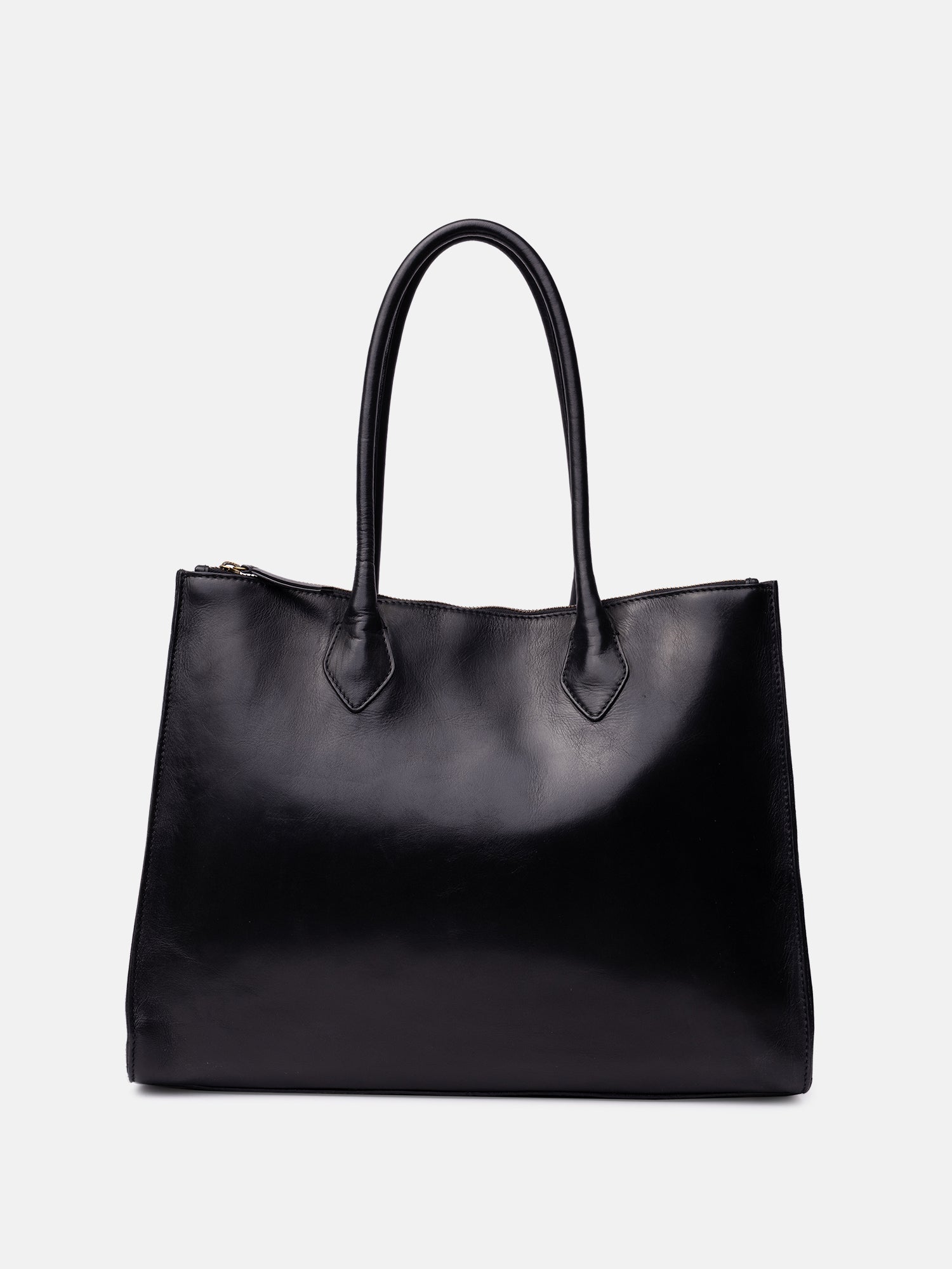 RE:DESIGNED Ora Big Schultertasche Schwarz Vollleder
