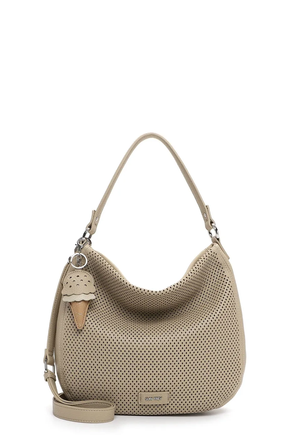 SURI FREY Cilly Bucket Bag L Schultertasche Beige