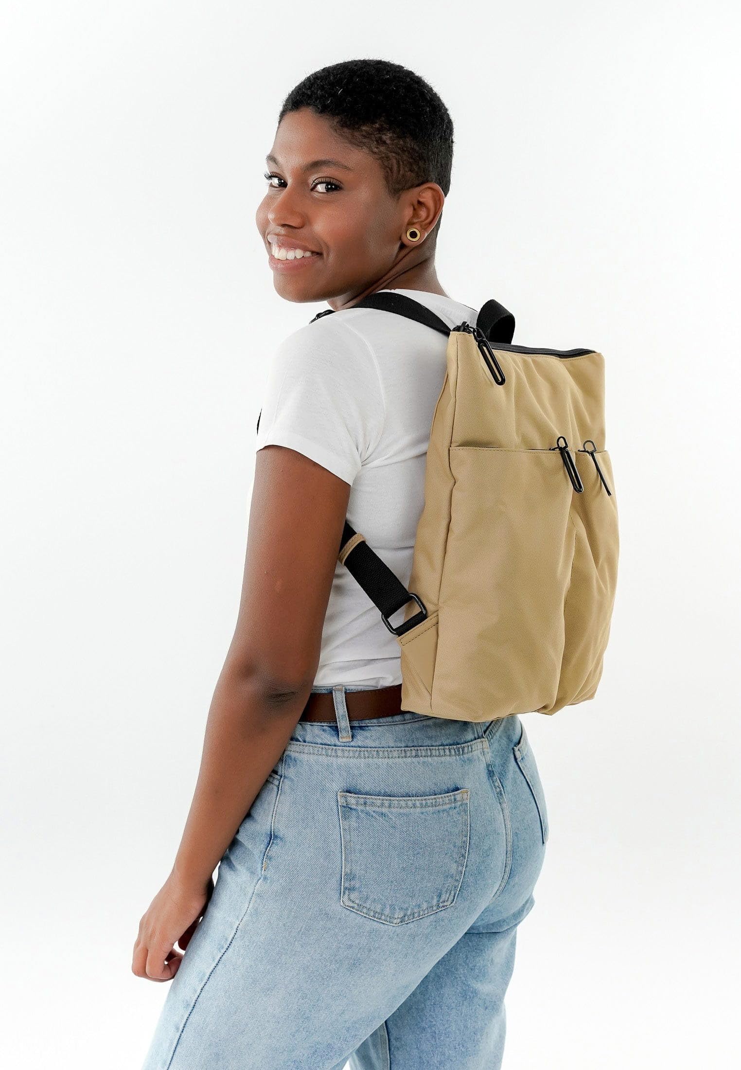 SURI FREY Jenny Tanny Rucksack Sand Tabletfach