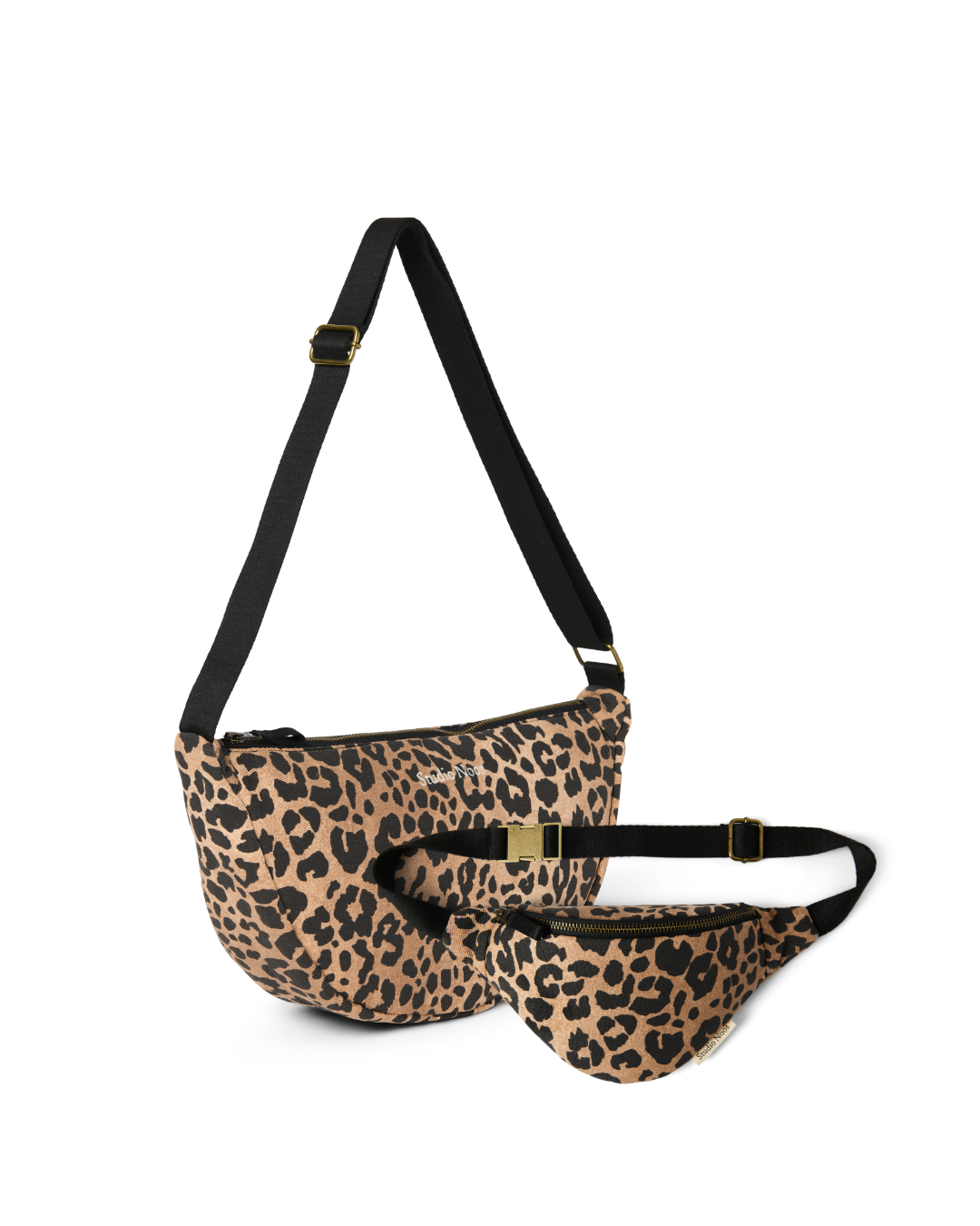 Studio Noos Matching Gift Set Bauchtaschen-Set Brown Leopard