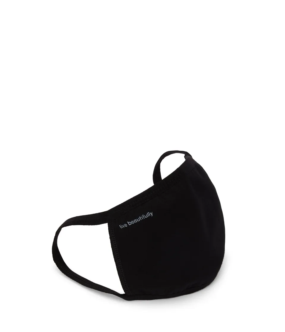 Matt & Nat Mask Stoffmaske Schwarz Baumwolle