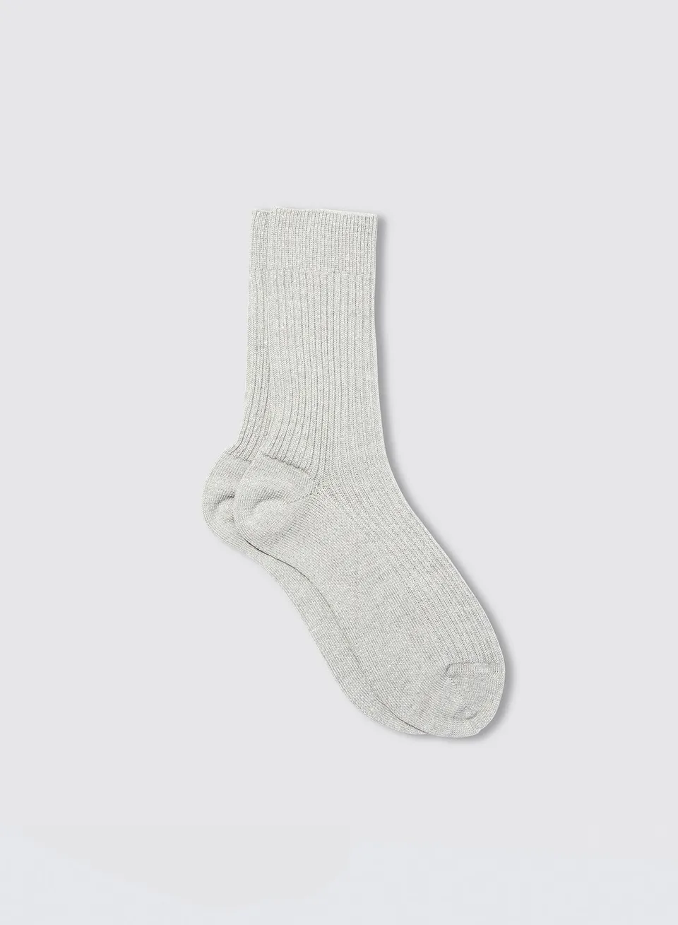 Maria la Rosa WD0A2UN4211 Socken Silver Lurex-Rippe
