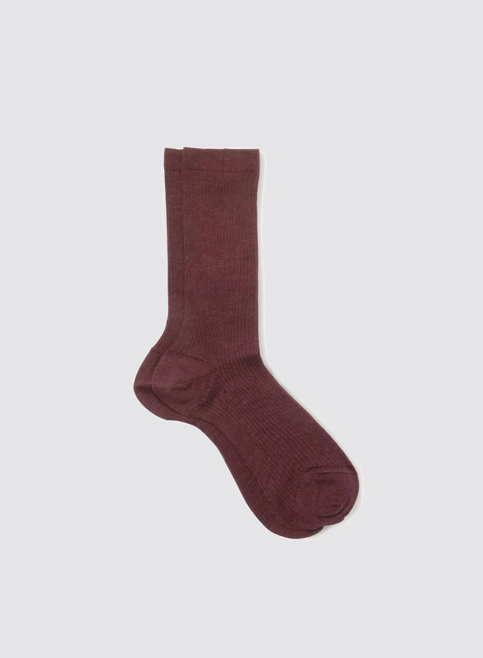 Maria la Rosa WD001UN2198 Socken Bordeaux Wolle