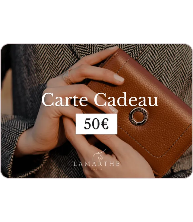 Lamarthe Cupidon Geschenkkarte Gutschein 50 Euro Leder