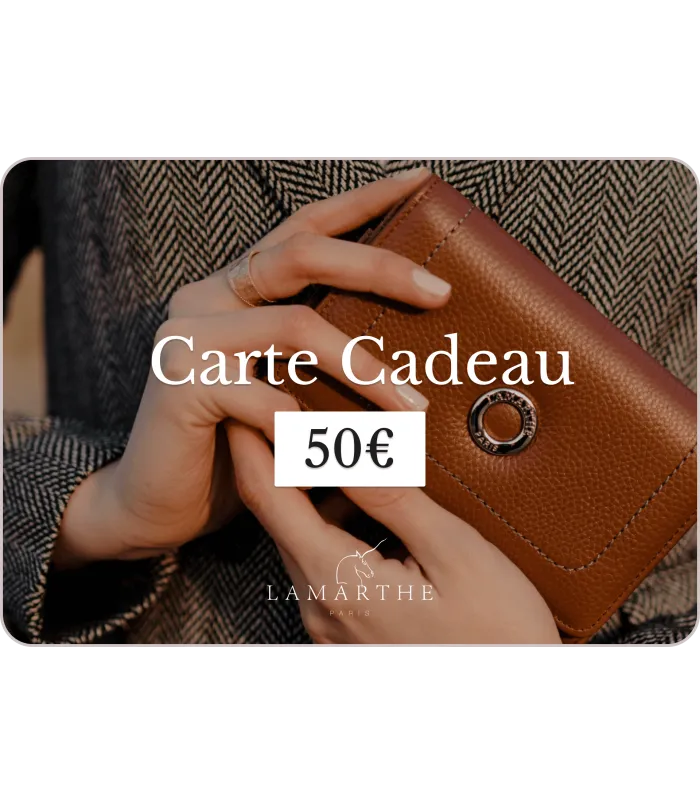 Lamarthe Cupidon Geschenkkarte Gutschein 50 Euro Leder