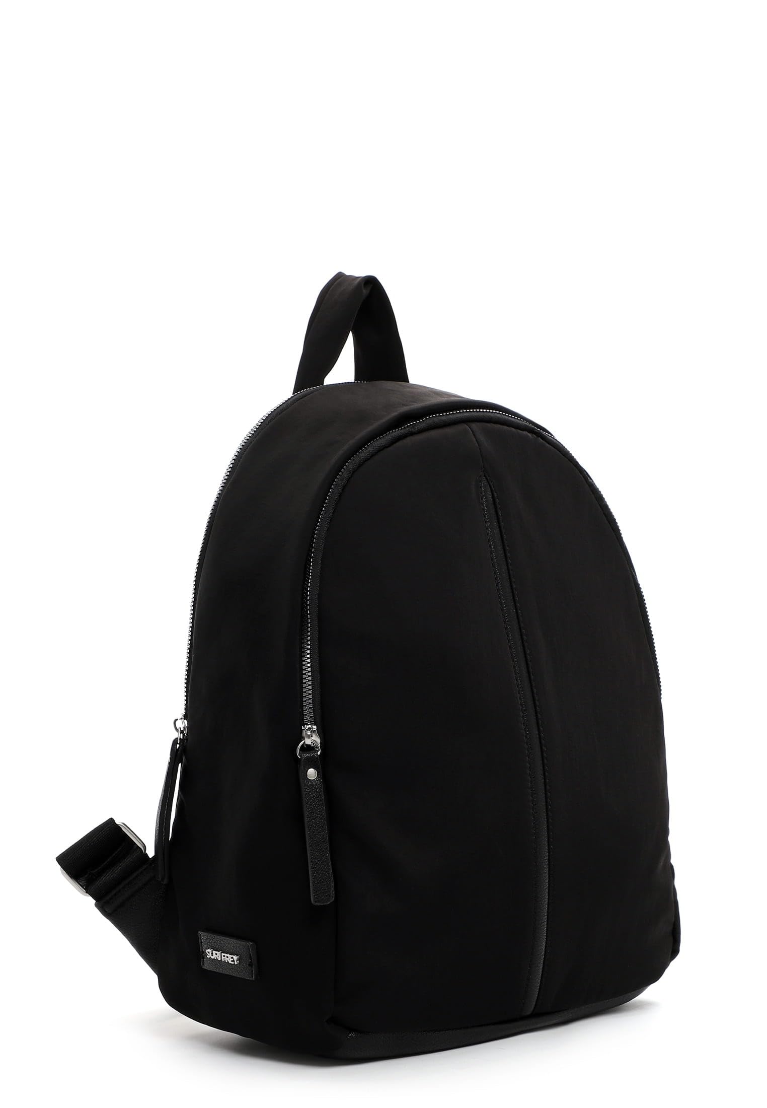 SURI FREY Pauly Backpack Rucksack Schwarz mit 2 Hauptfächern