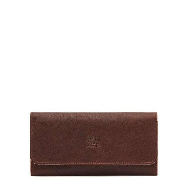 Il Bisonte Continental Portemonnaie Caffè Leder
