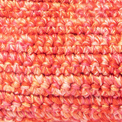 Maria la Rosa Kiona Schultertasche Orange Baumwolle