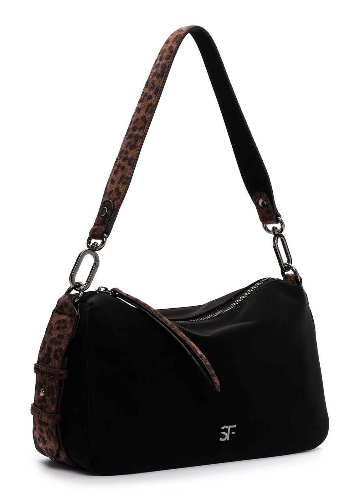 SURI FREY SFY Sammy Handbag Umhängetasche Schwarz Zipper