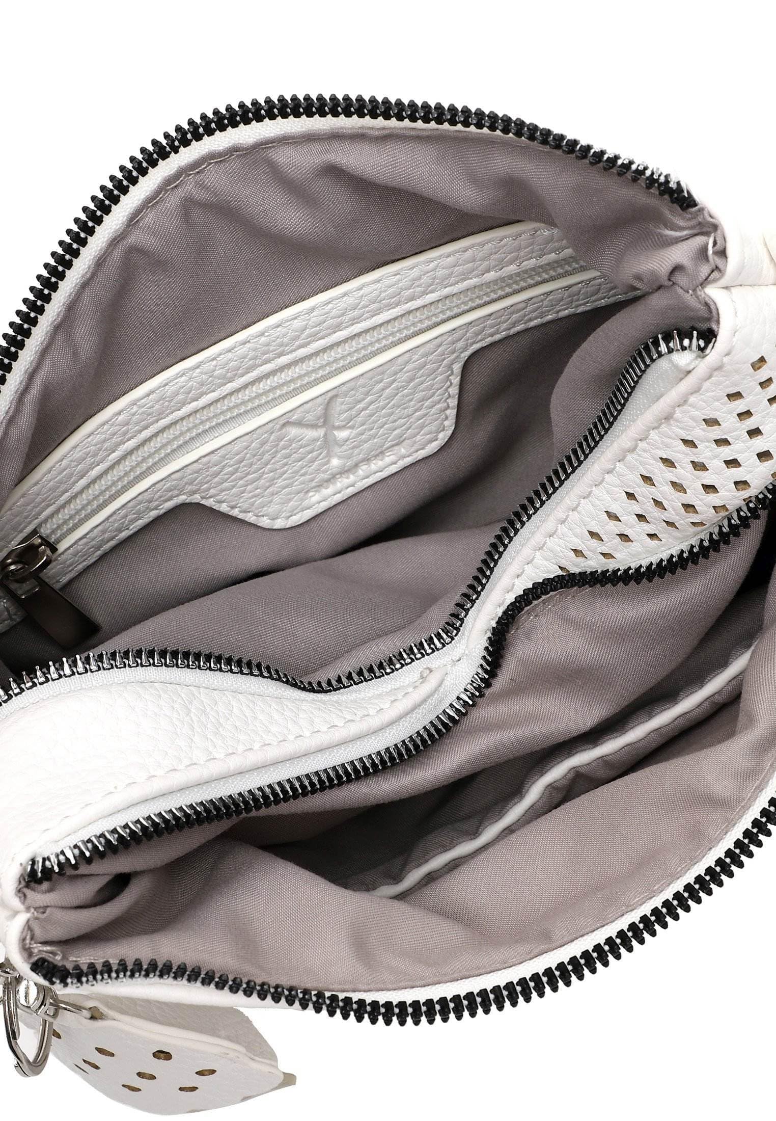 SURI FREY Cilly Crossover Bag Umhängetasche Weiß 2 Fächer