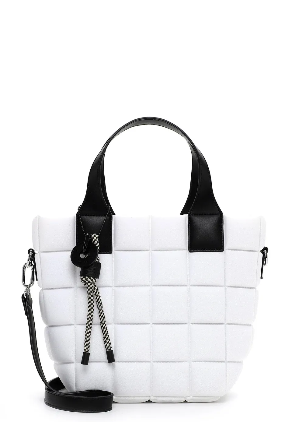 SURI FREY Jancy Cityshopper S Handtasche Ecru gesteppt