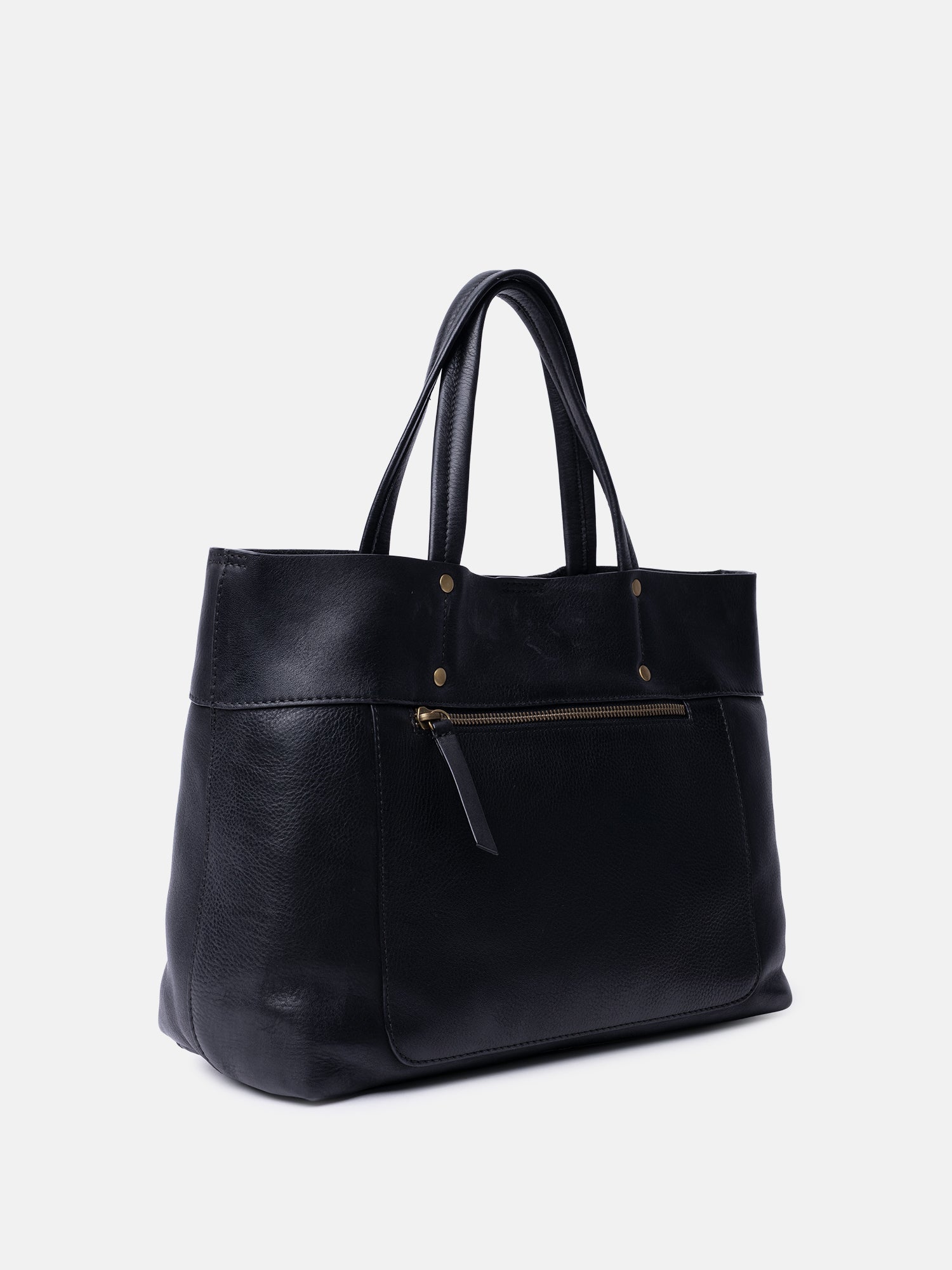 RE:DESIGNED Sofie Small Schultertasche Schwarz Vollleder