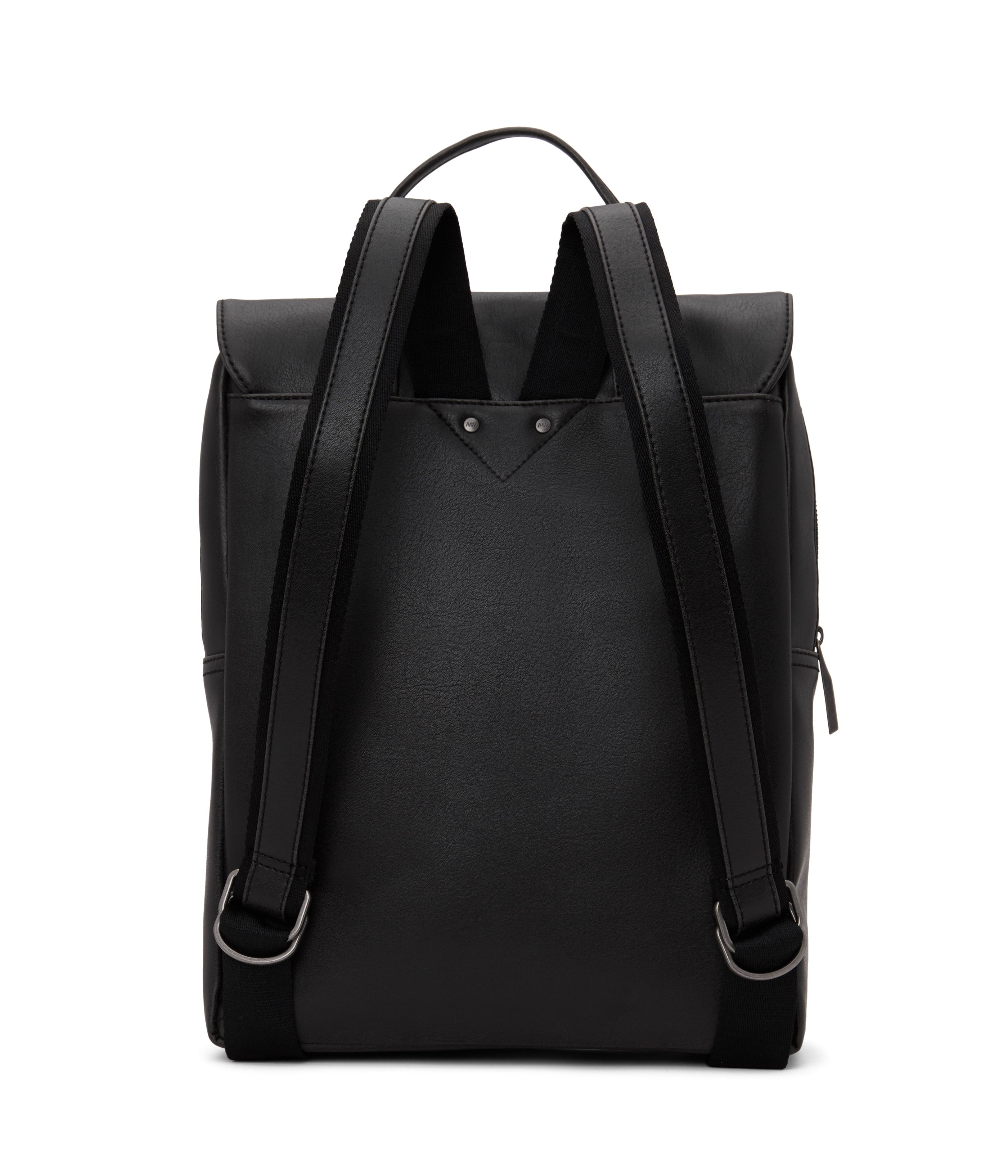 Matt & Nat PAXX Vintage Rucksack Schwarz vegan Laptopfach
