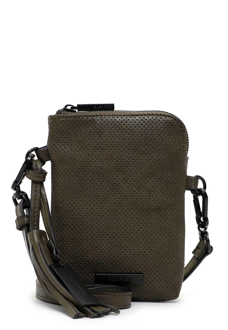 SURI FREY Celly Smartphonebag Handytasche Mud perforiert