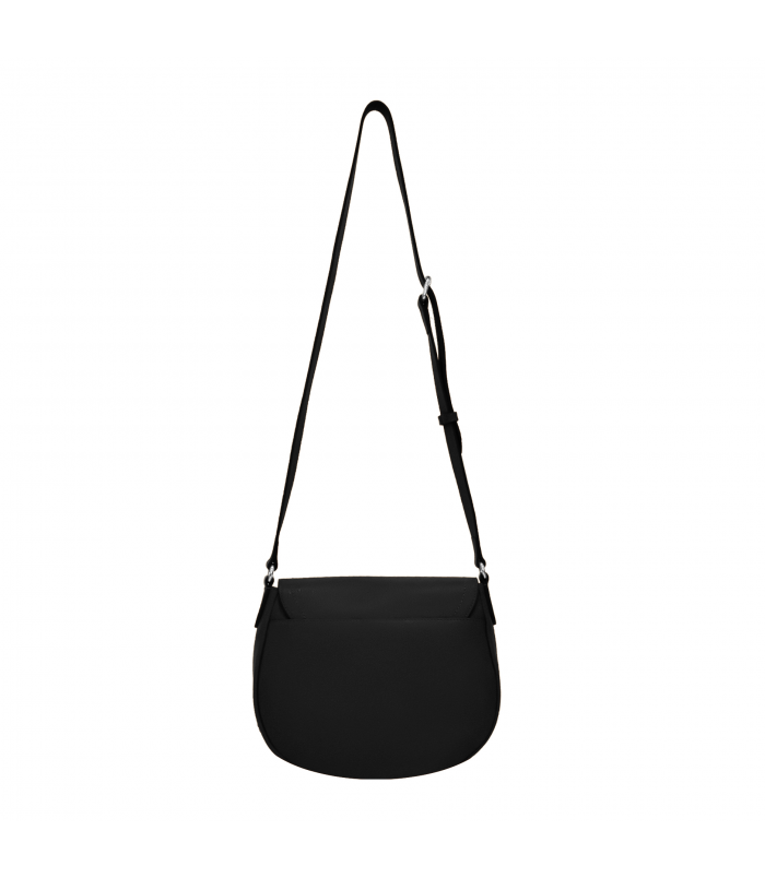 Lamarthe Paris Umhängetasche Schwarz Vollleder 26 cm