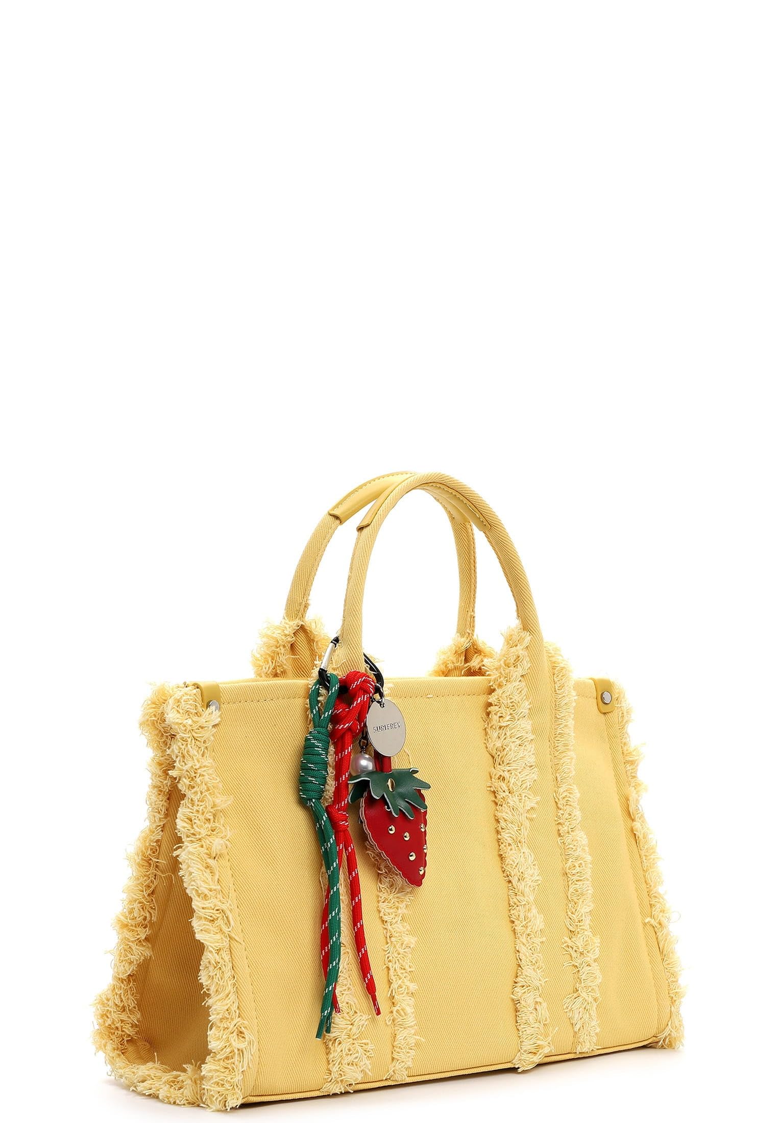 SURI FREY Kally 17191 Shopper gelb Fransen