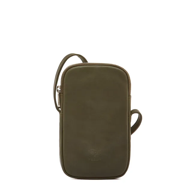 Il Bisonte Galileo Handytasche Leder bosco