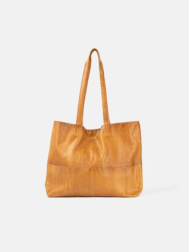 RE:DESIGNED Marlo Urban Shopper Burned Tan Vollleder