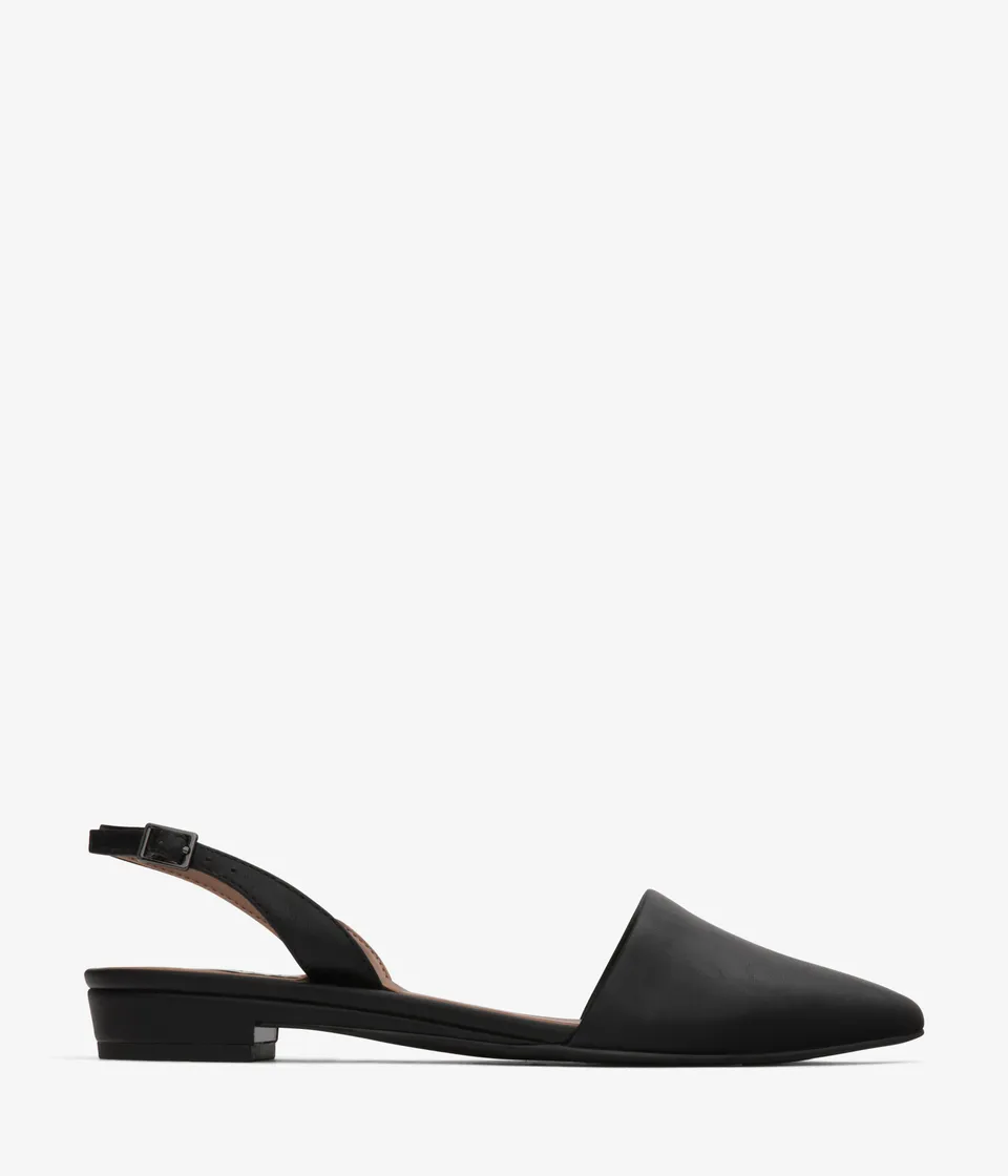 Matt & Nat Cory Slingback Ballerinas BLACK 38 vegan