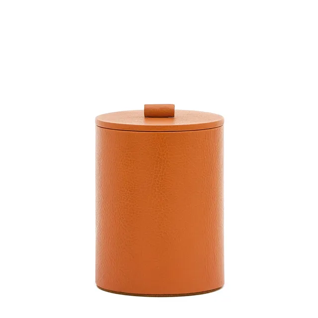 Il Bisonte Home Schmuckbox Karamell Leder Holz