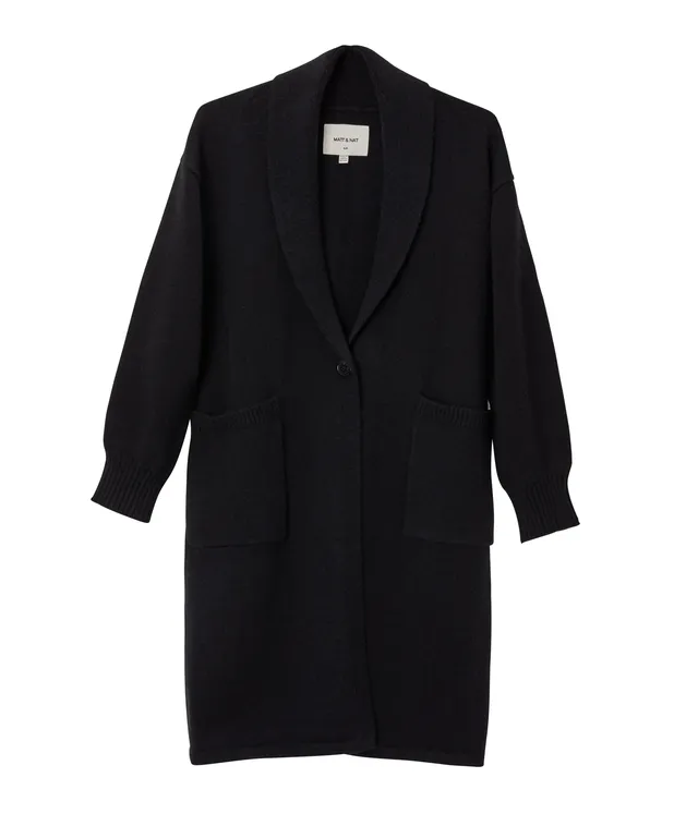 Matt & Nat Ness Cardigan Damen Taupe lang