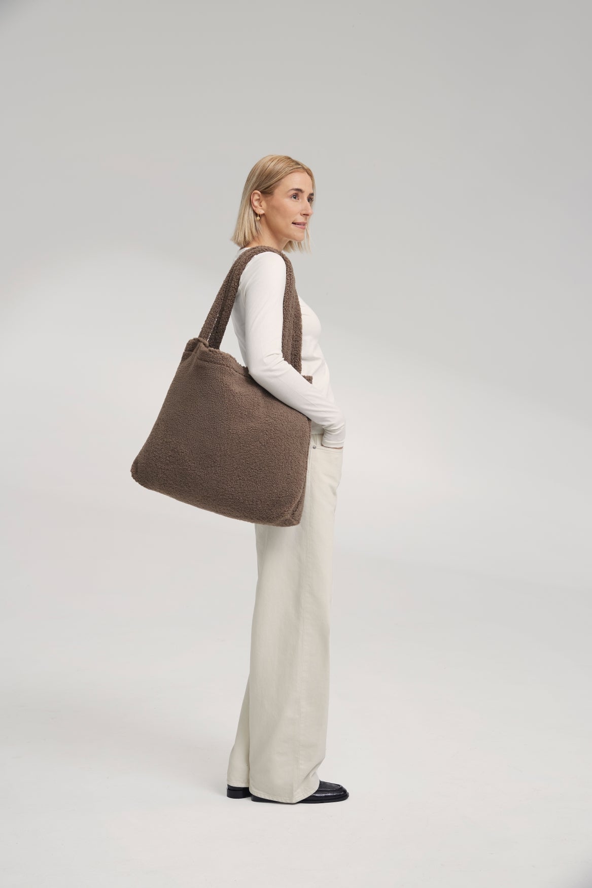 Studio Noos Teddy Mom Bag Shopper Braun Teddy