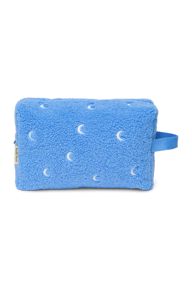 Studio Noos Teddy Toiletry Bag Kulturtasche Light Blue Moon