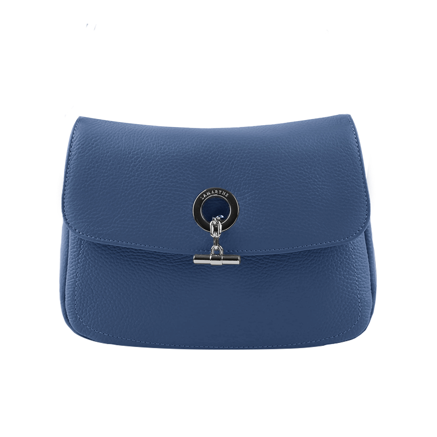 Lamarthe Paris Umhängetasche Navy Vollleder