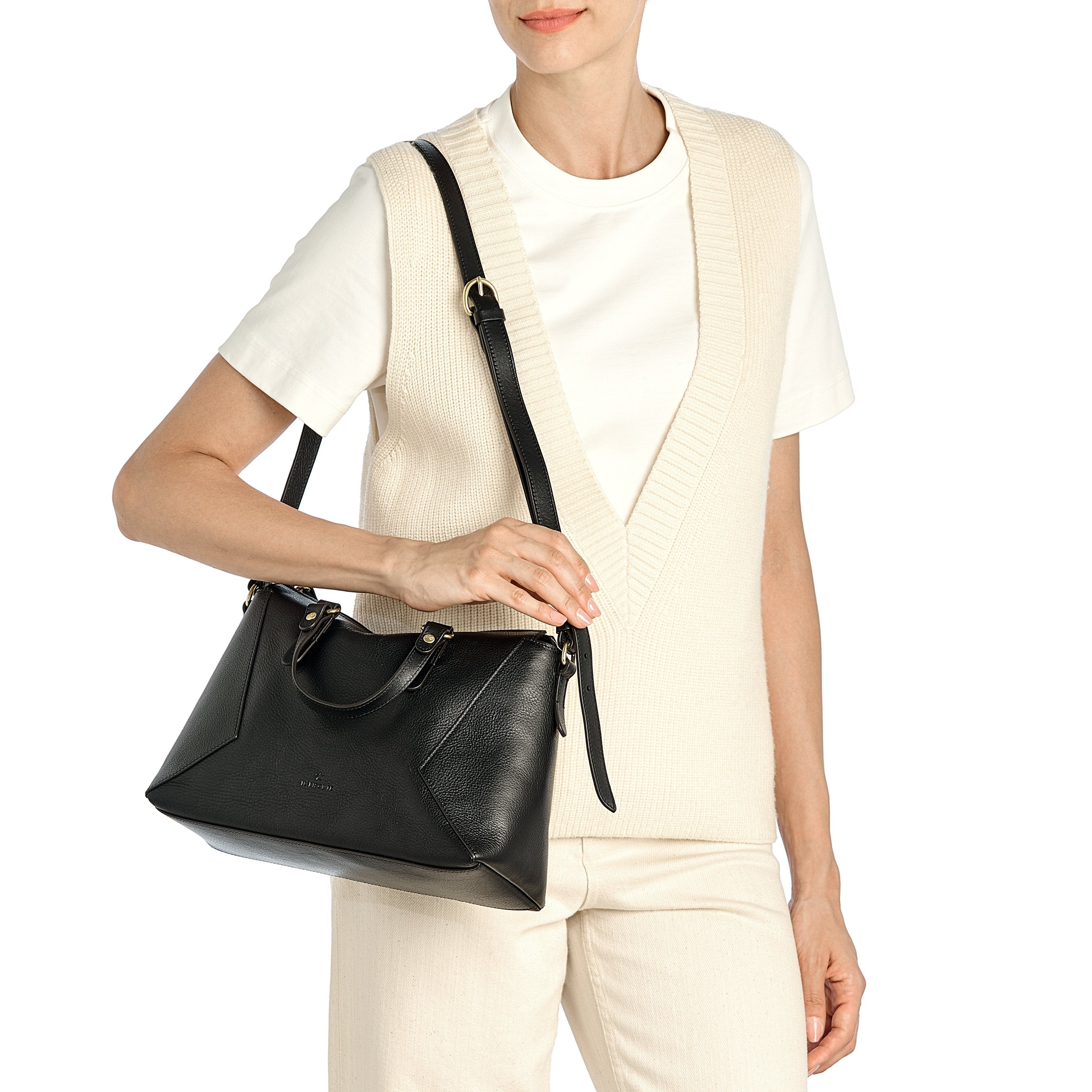 Il Bisonte Storia Boston Bag Damen Leder Handtasche