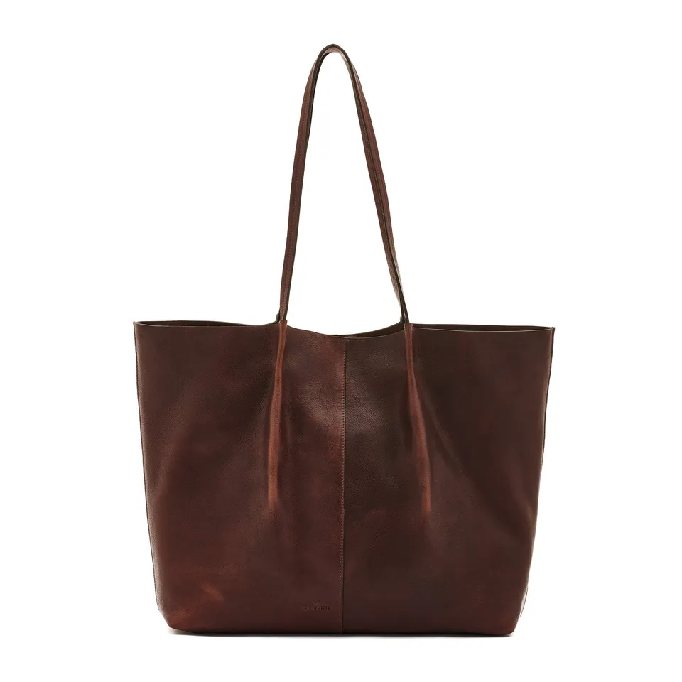 Il Bisonte Nina Shopper Caffè Veloursfutter