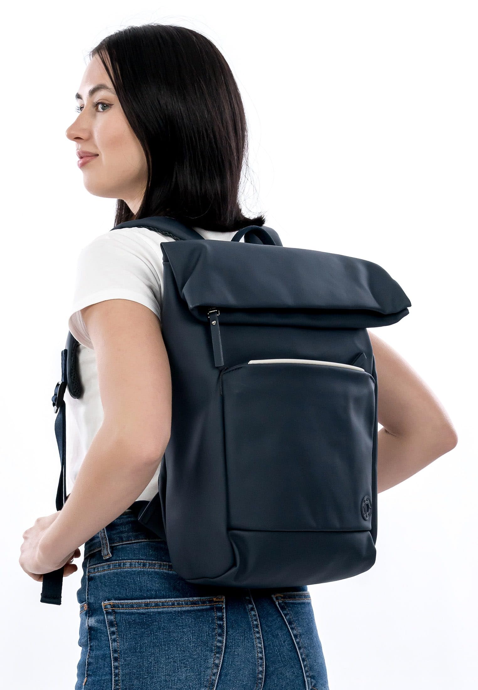 SURI FREY Besty City Rucksack L Blau Laptop