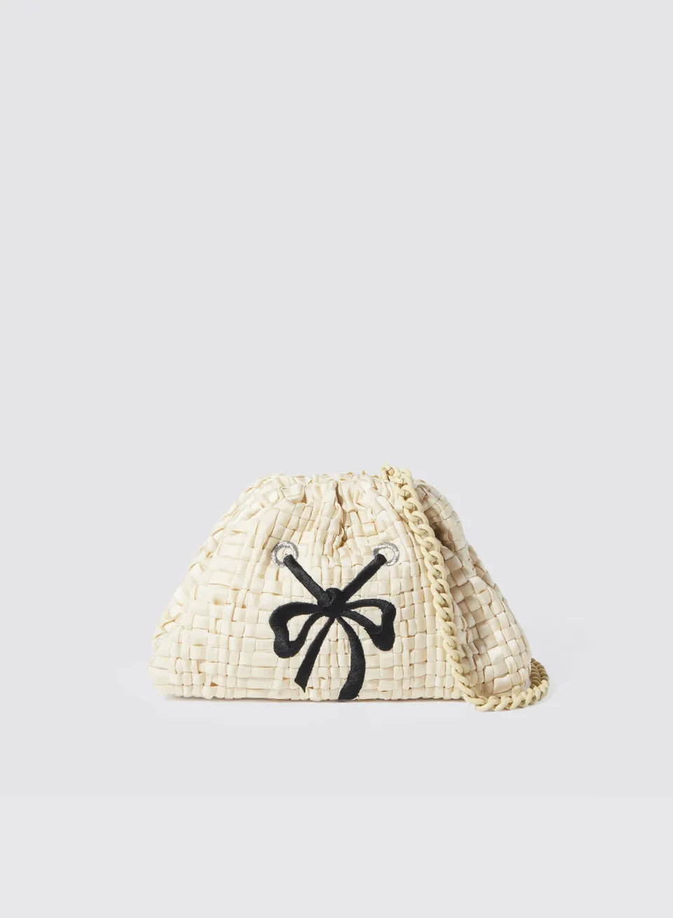 Maria la Rosa Ivy WBW26.35 Clutch Off White Schleife