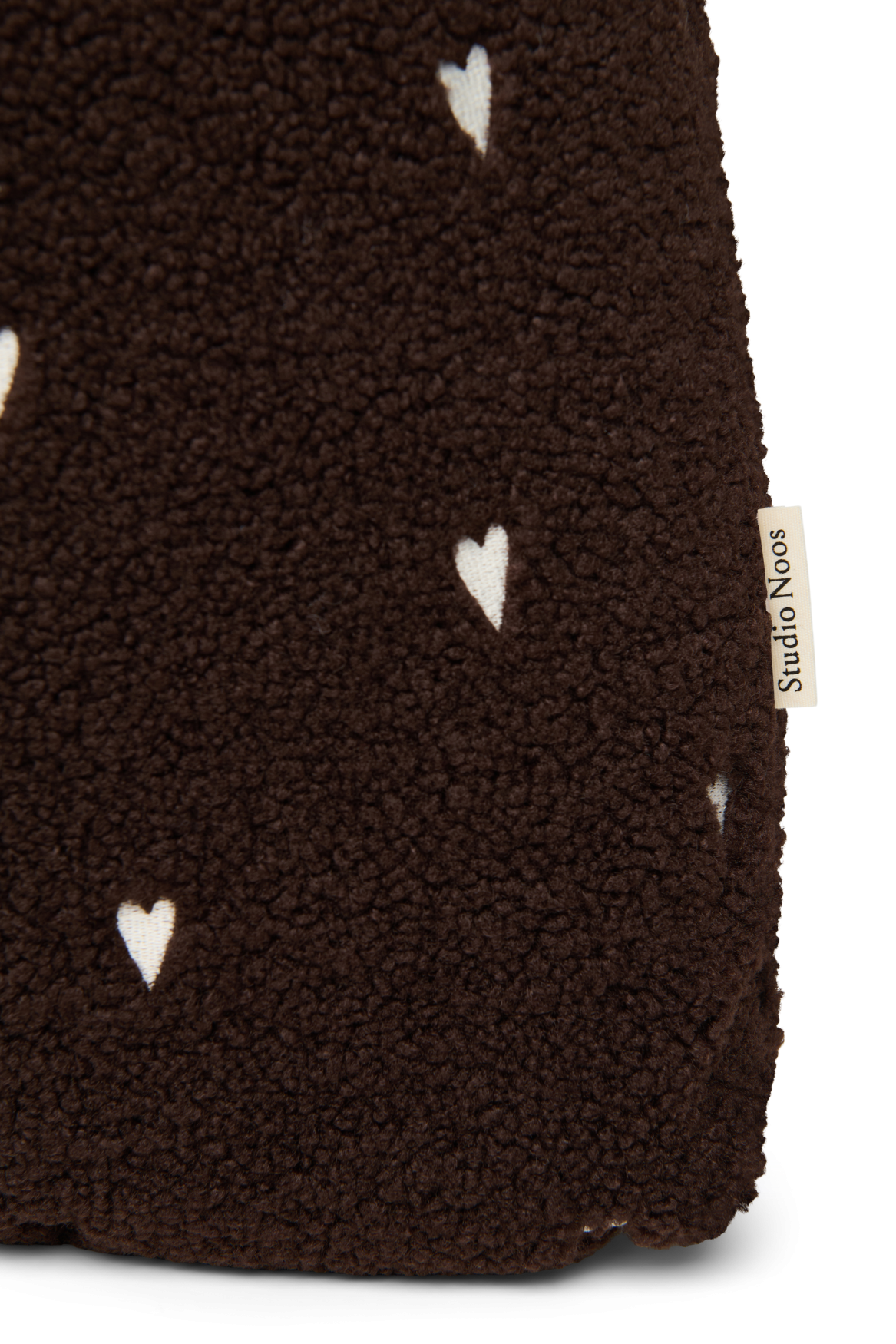 Studio Noos Teddy Mom Bag Handtasche Chocolate Hearts Plüsch