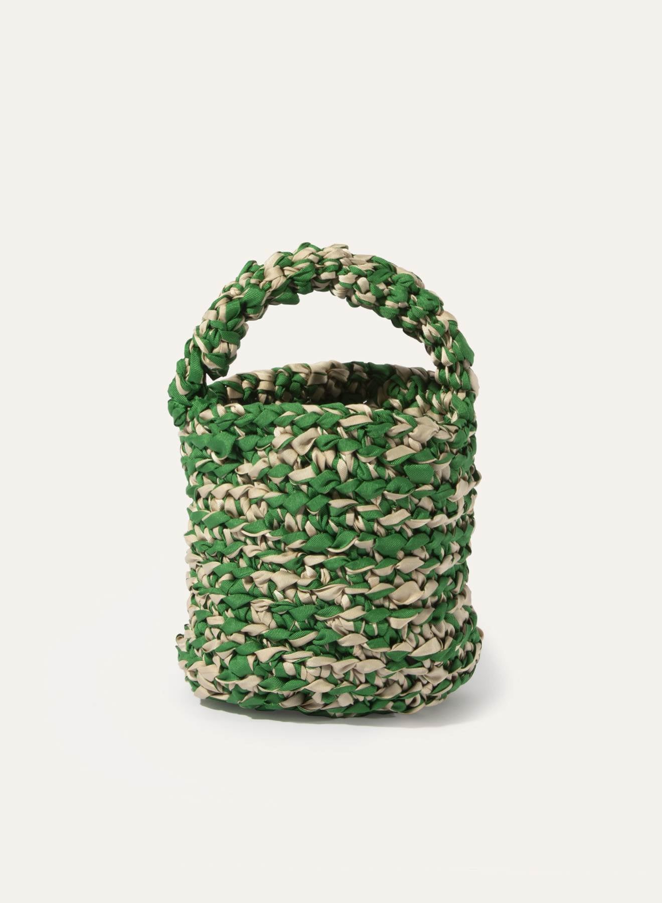 Maria la Rosa Verdi Bucket Beuteltasche Emerald Crochet
