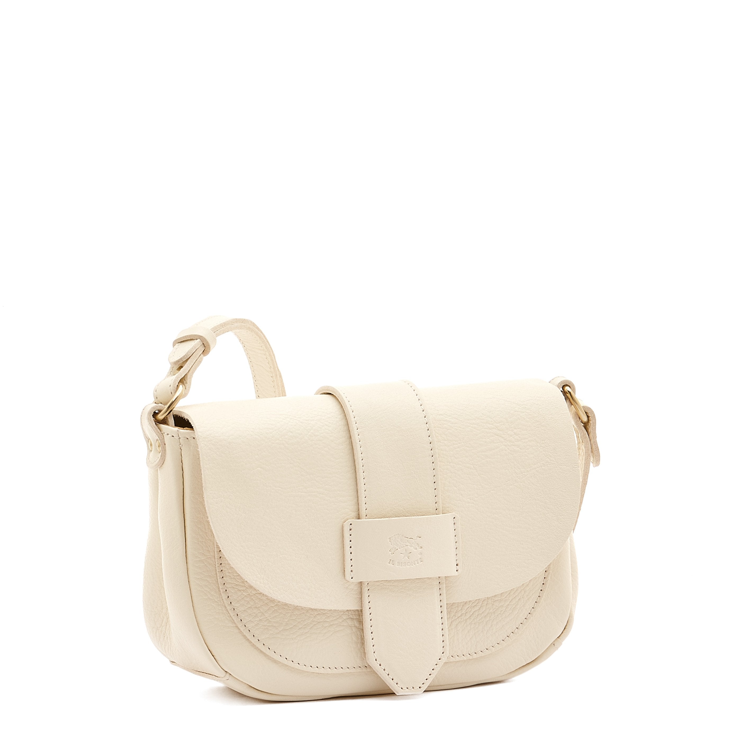 Il Bisonte Fausta Small Umhängetasche latte Vollleder