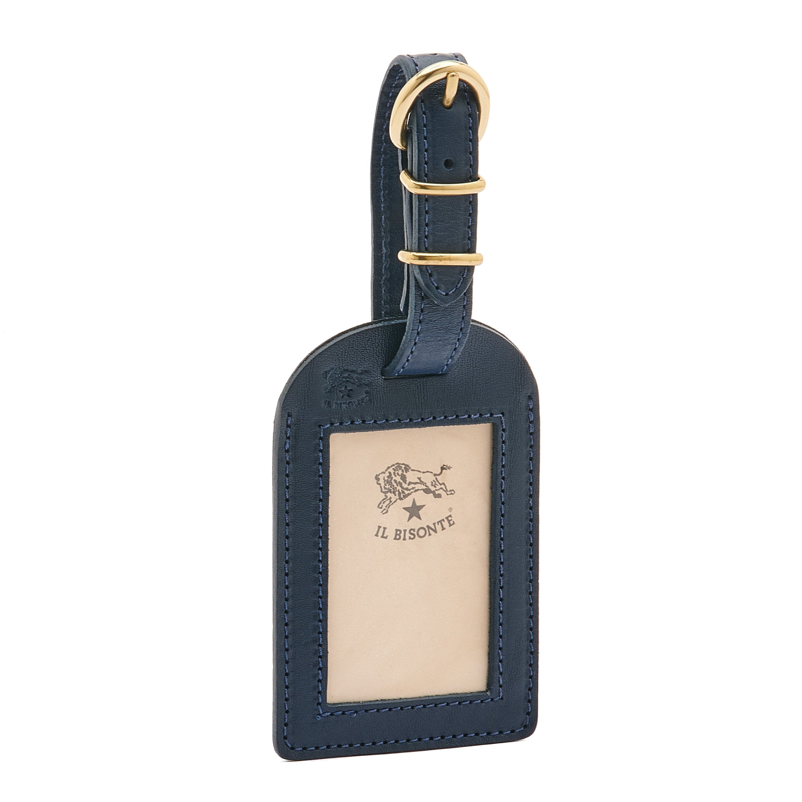 Il Bisonte Travel Kofferanhänger blau Leder