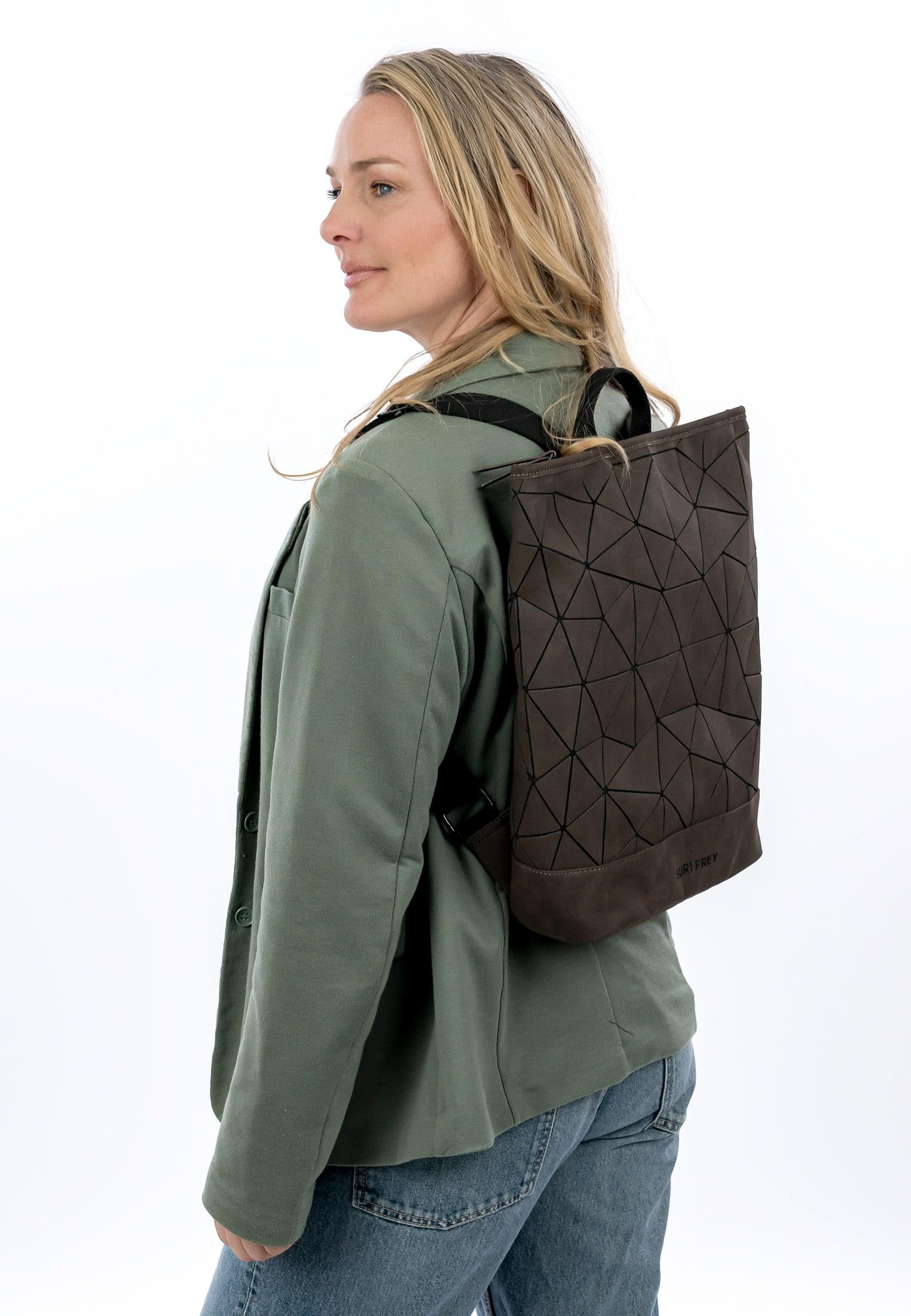 SURI FREY Jessy-Lu City Backpack Rucksack Braun Laptop