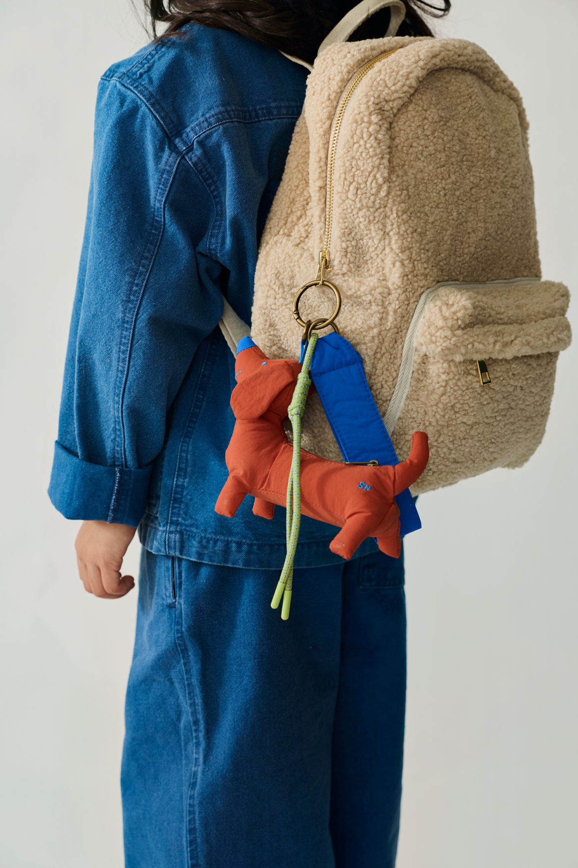 Studio Noos Bag Charm Taschenanhänger Dackel Braun