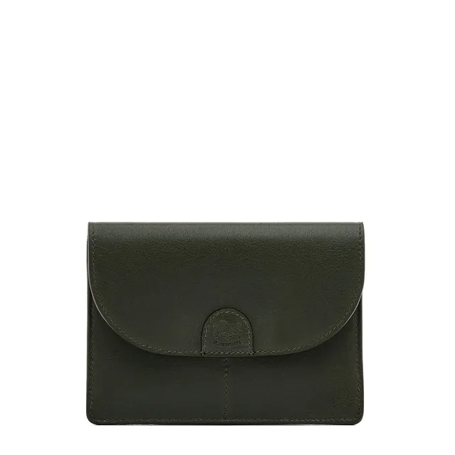 Il Bisonte 1990 Bustina Herren Etui Leder waldgrün