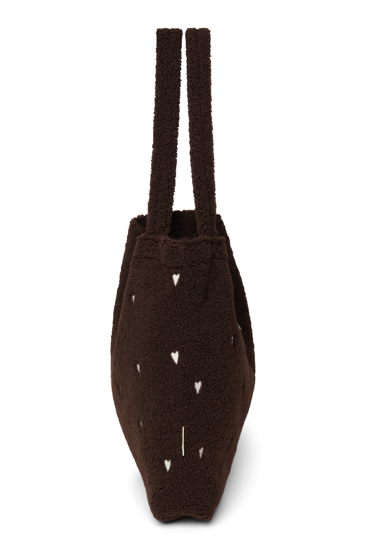Studio Noos Teddy Mom Bag Handtasche Chocolate Hearts Plüsch