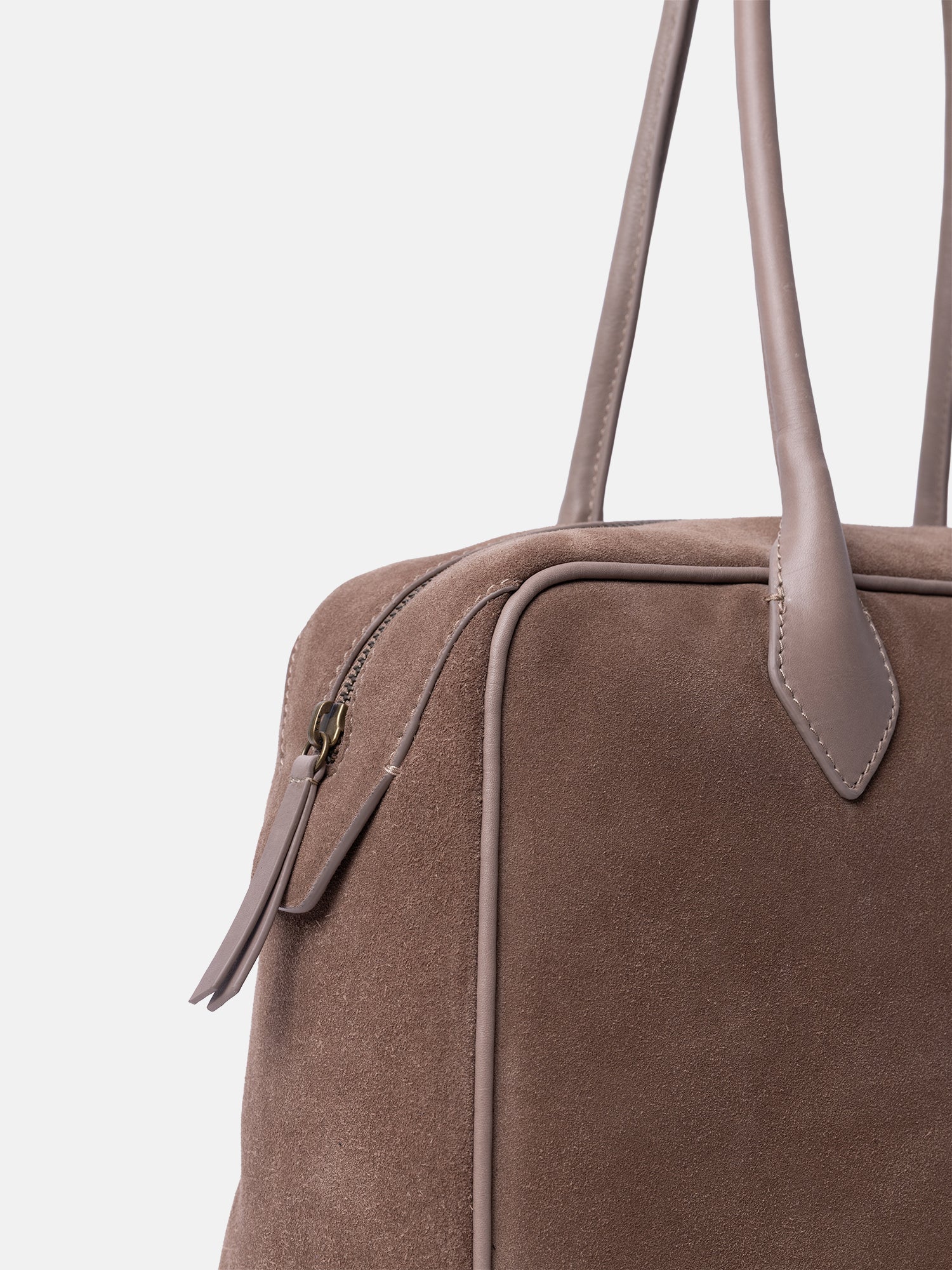 RE:DESIGNED Solin Big Handtasche Grey Vollleder