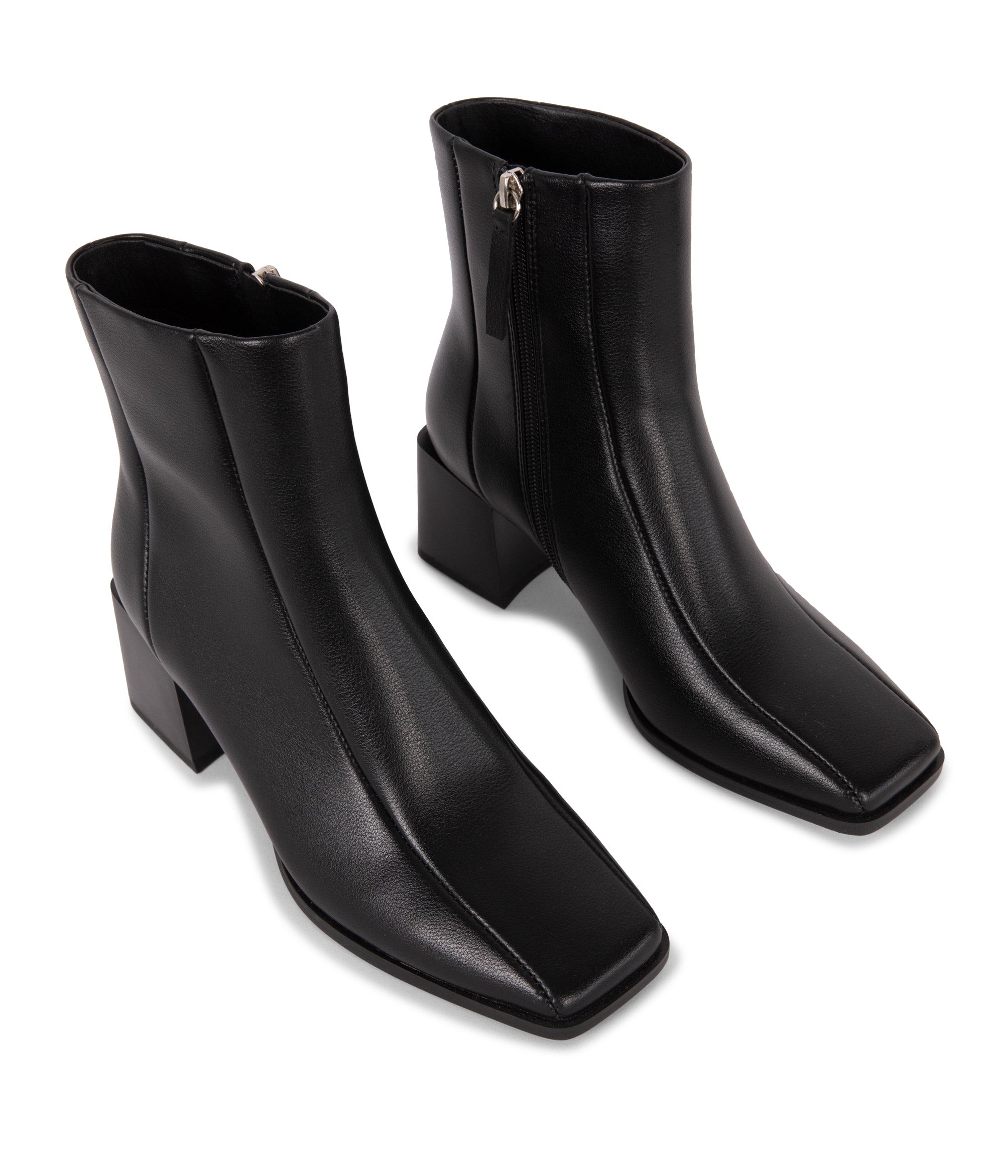 Matt & Nat Lyu Stiefeletten Schwarz eckig Absatz