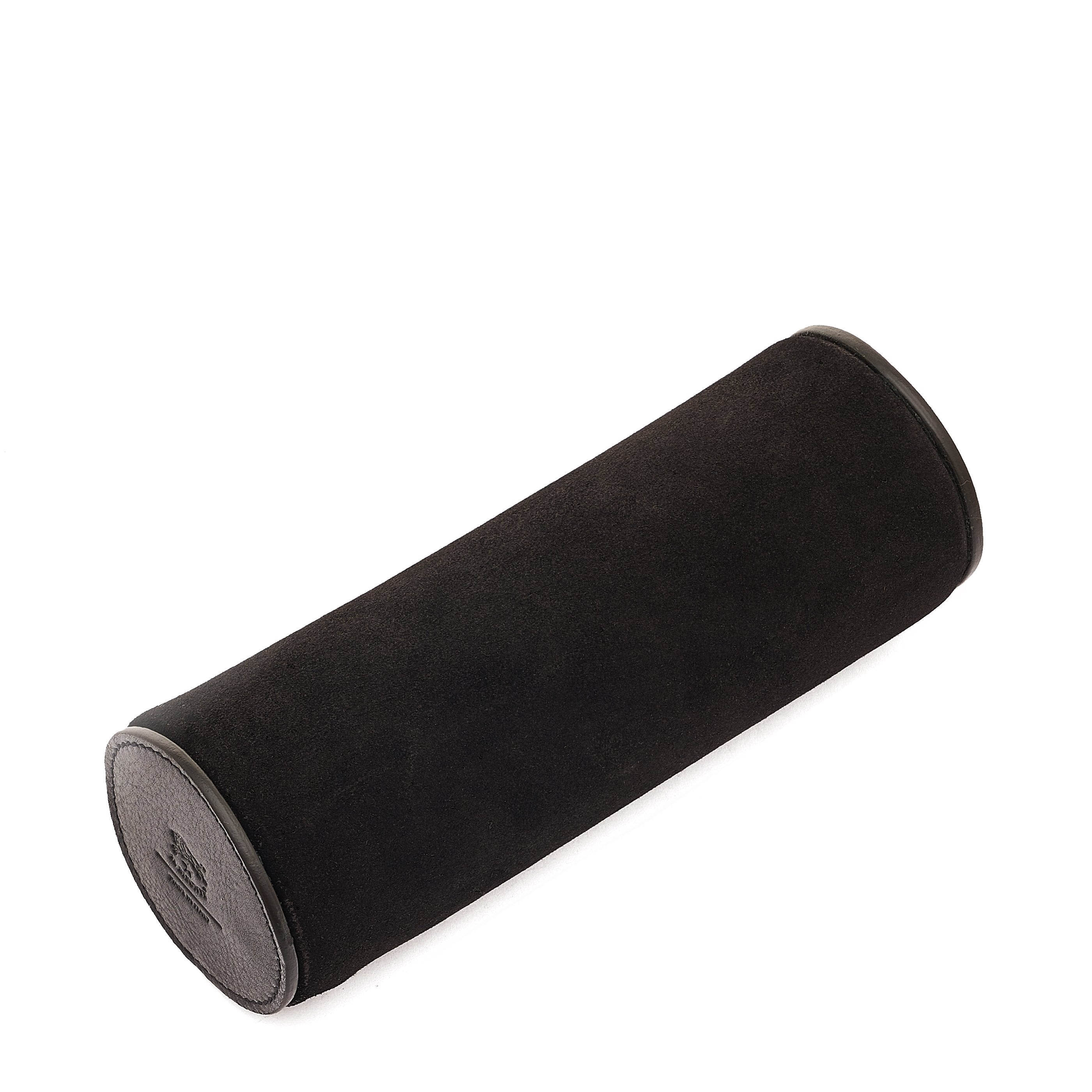 Il Bisonte Uhrenbox Schwarz Vegetal-Leder Suede