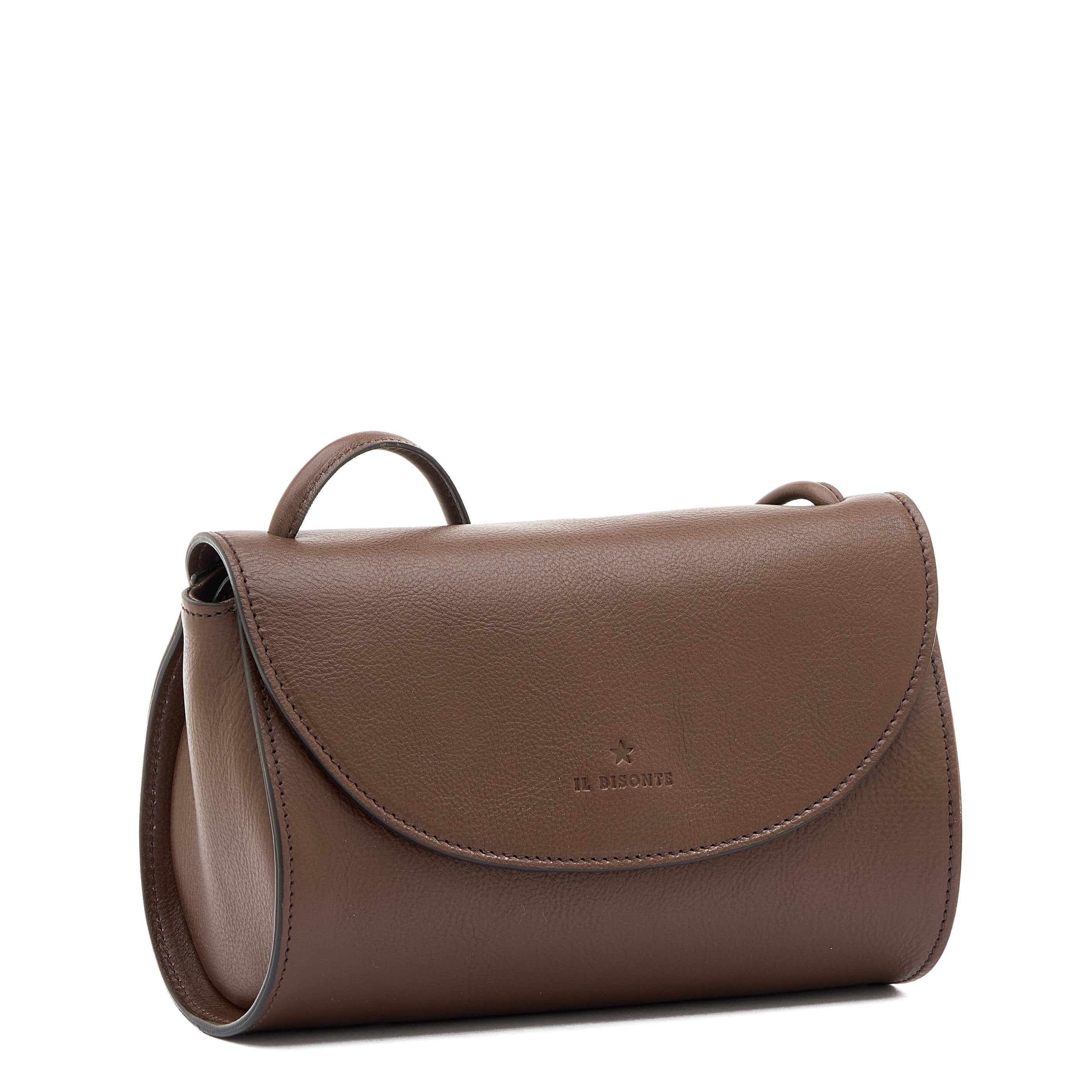 Il Bisonte 1978 Umhängetasche Leder Tabak