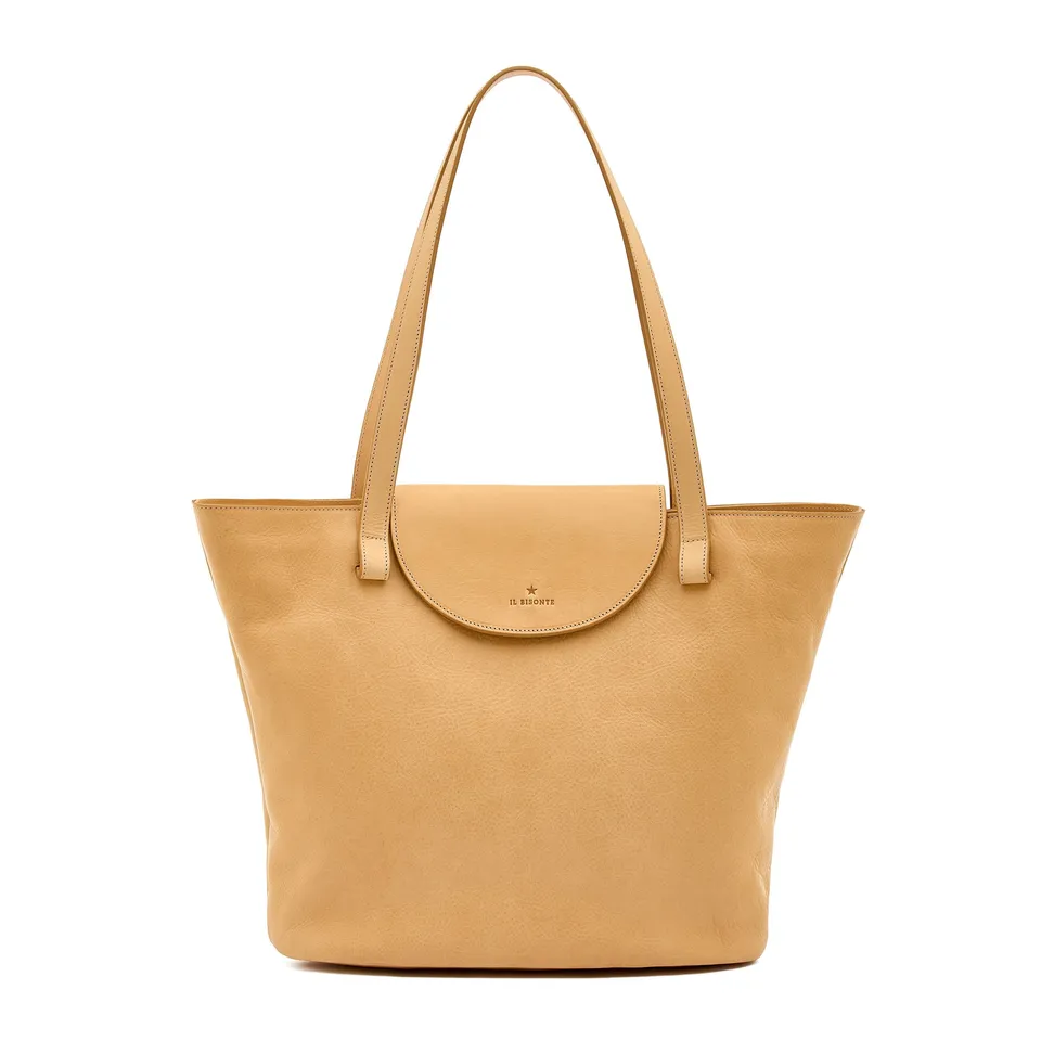 Il Bisonte 1978 Shopper Vollleder Natur