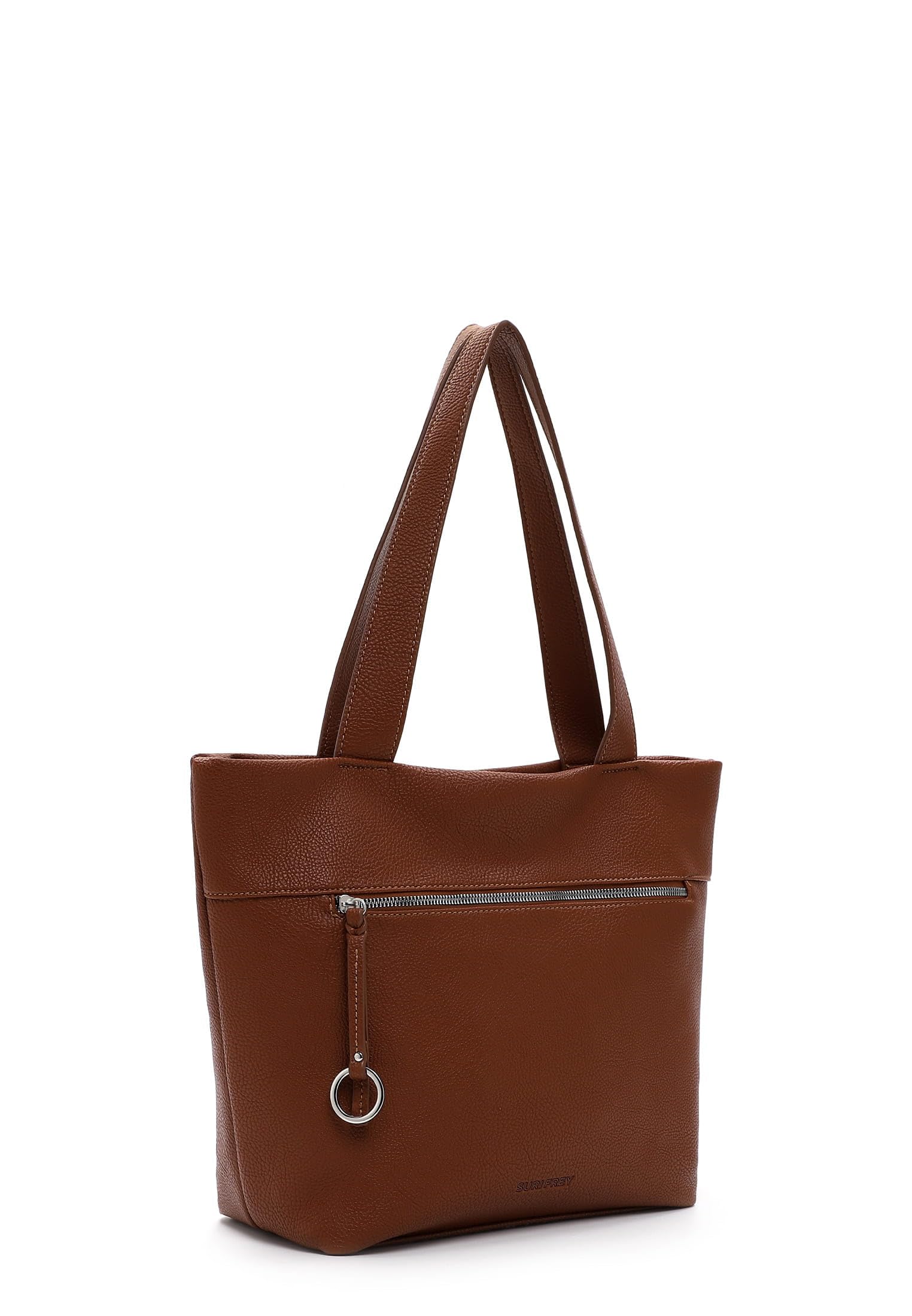 SURI FREY Debby Cityshopper L Shopper Cognac DIN A4