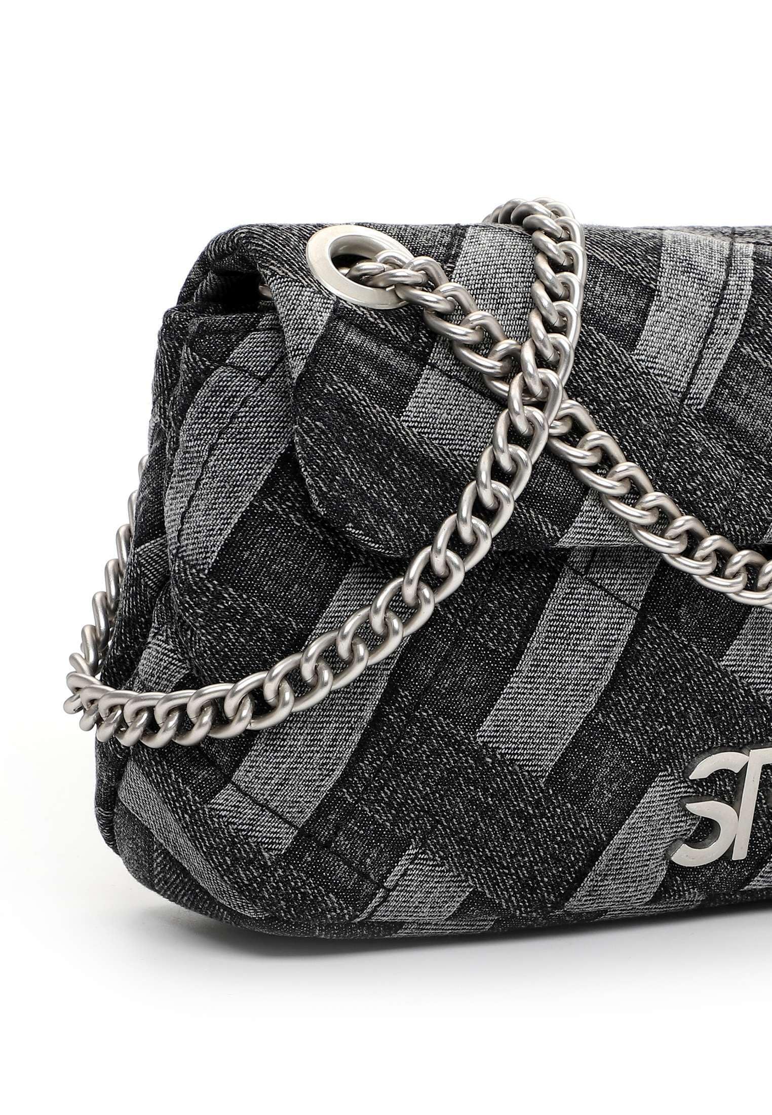 SURI FREY Bethy Shoulder Bag Schultertasche Schwarz Denim