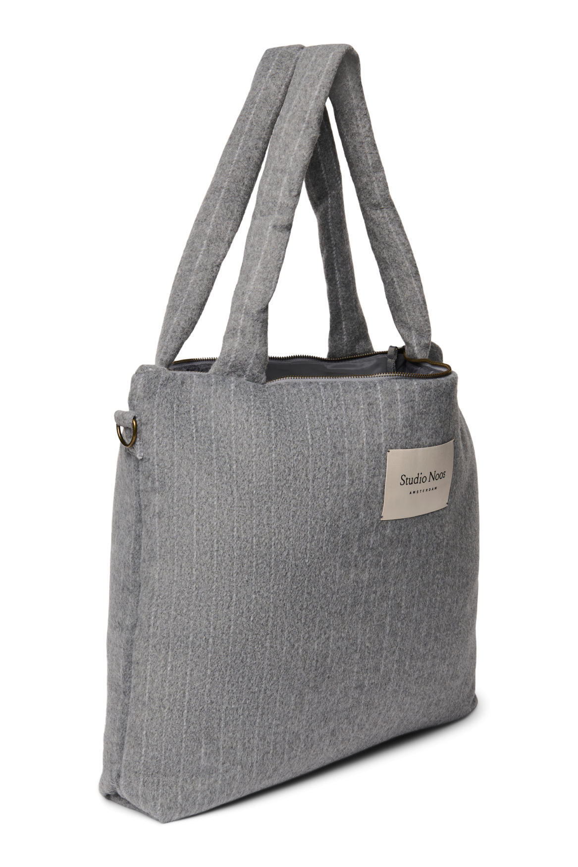 Studio Noos Flannel Chalkstripe Wickeltasche Light Grey
